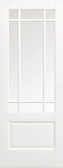 LPD Solid White Downham Glazed Internal door