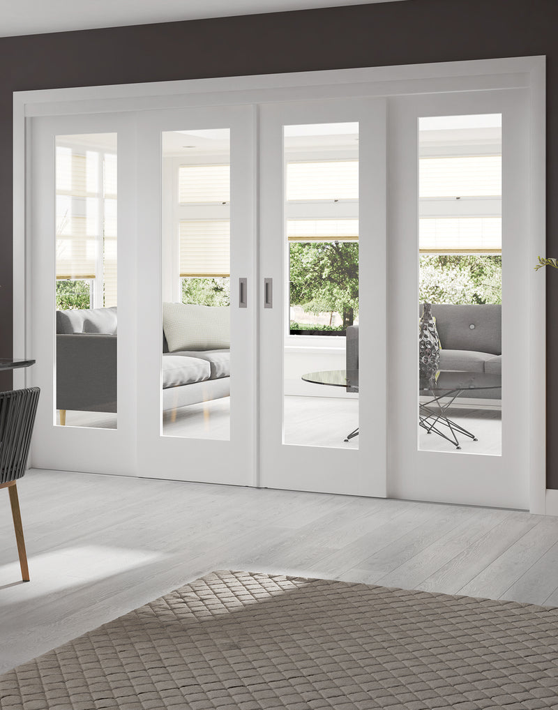 XL Joinery White Easi-Slide System Internal door