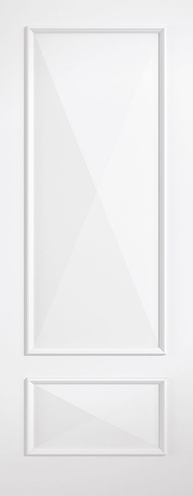 Pre-Assembled White Knightsbridge Fire Door Set