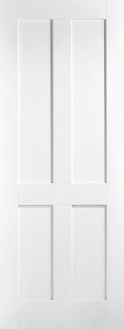 LPD Solid White Primed London Fire Door