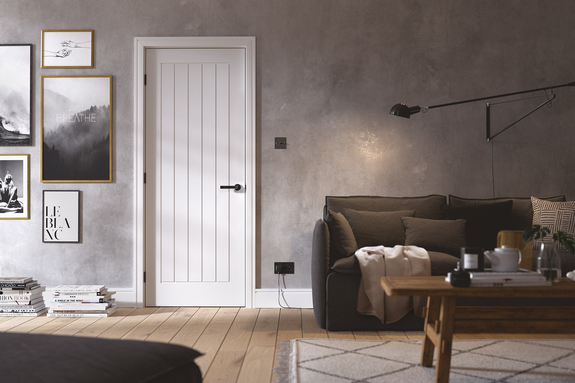 LPD White Primed Mexicano Internal door