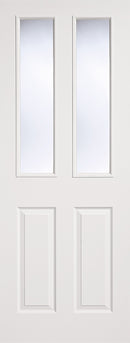 LPD Textured 2 Panel / 2 Light Glazed Internal door