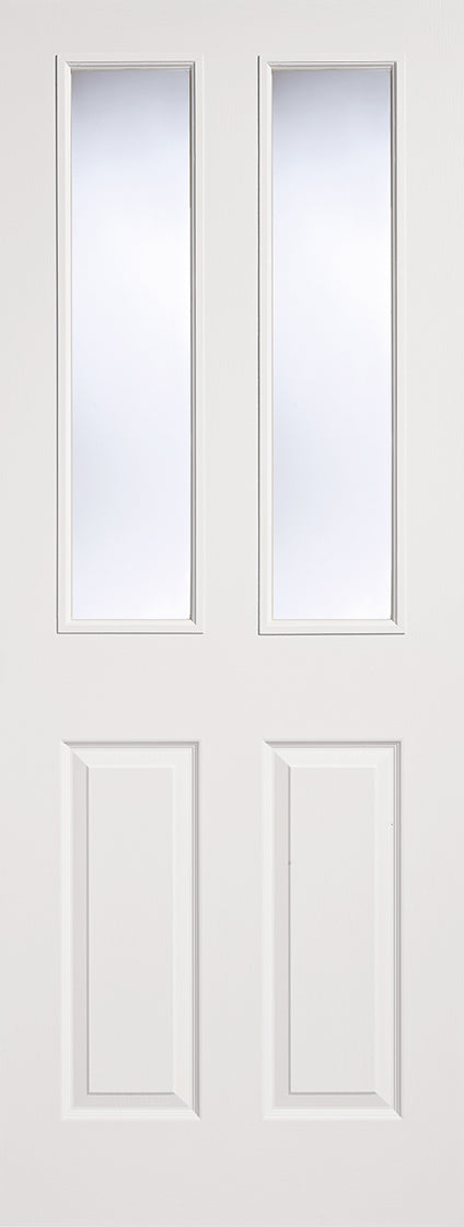 LPD Textured 2 Panel / 2 Light Glazed Internal door