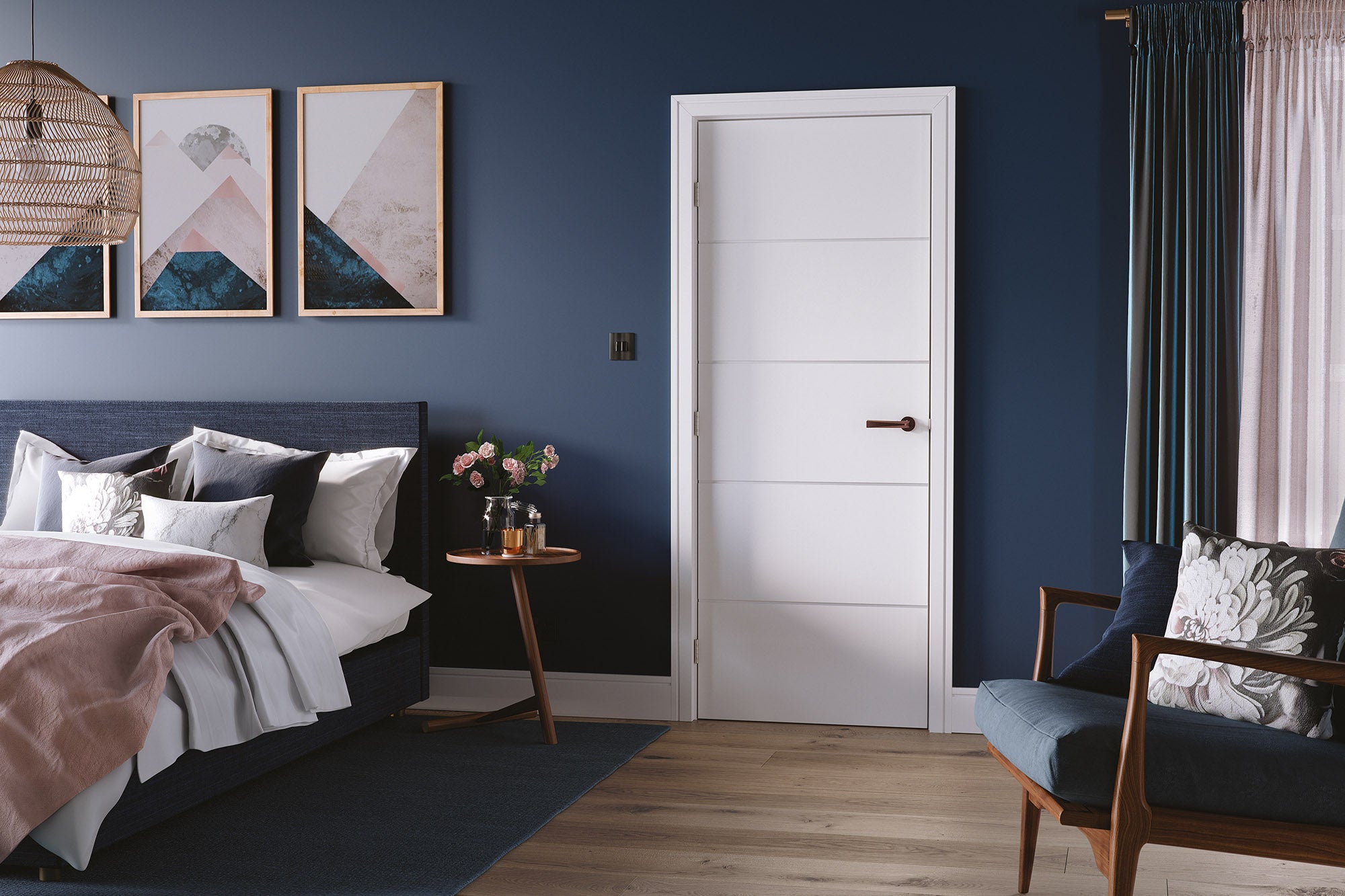 LPD Horizontal Four Line Fire Door