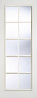 LPD White Moulded SA 10L Clear Glazed Internal door