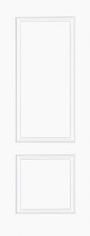 LPD White Moulded Smooth Berlin 2P Fire Rated Internal door