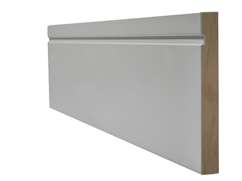 LPD White Single Groove Skirting