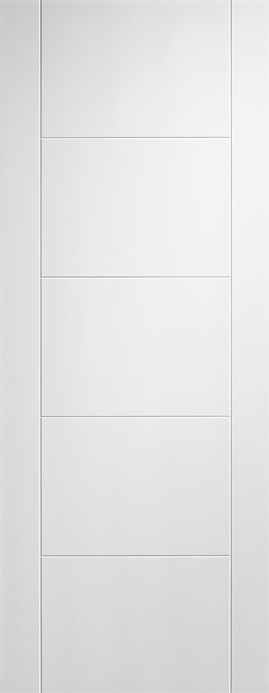 LPD Solid White Primed Vancouver 5P Fire Door