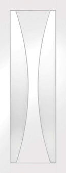 XL Joinery White Primed Verona Clear Glazed Internal door