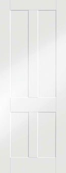 XL Joinery White Primed Victorian Shaker Fire Door
