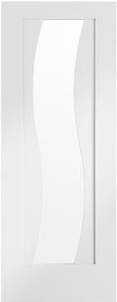 XL Joinery White Florence Clear Glass Internal door