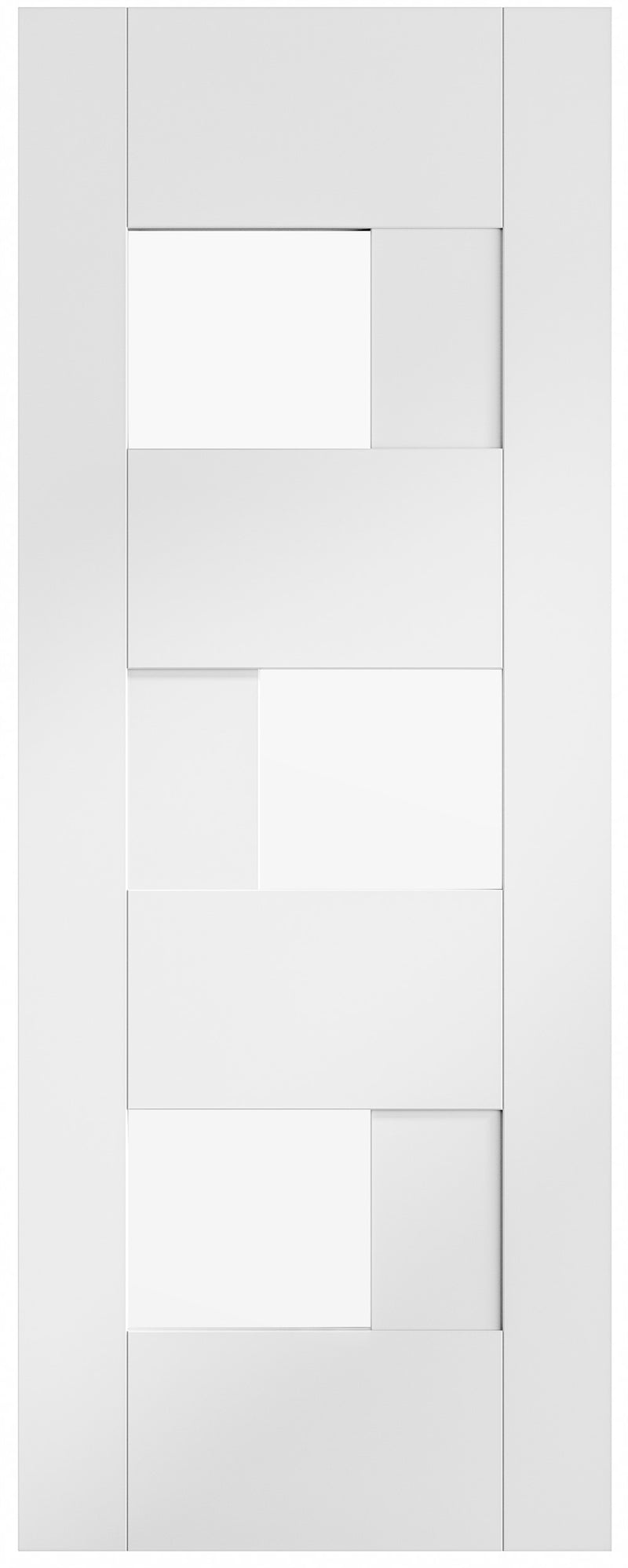 XL Joinery Pre-Finished White Perugia Clear Glass