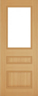 Pre-Assembled Oak Pre-finished Windsor Clear Glazed Door Set