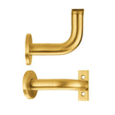 Zoo Handrail Bracket - PVD Satin Brass -PVD Satin Brass