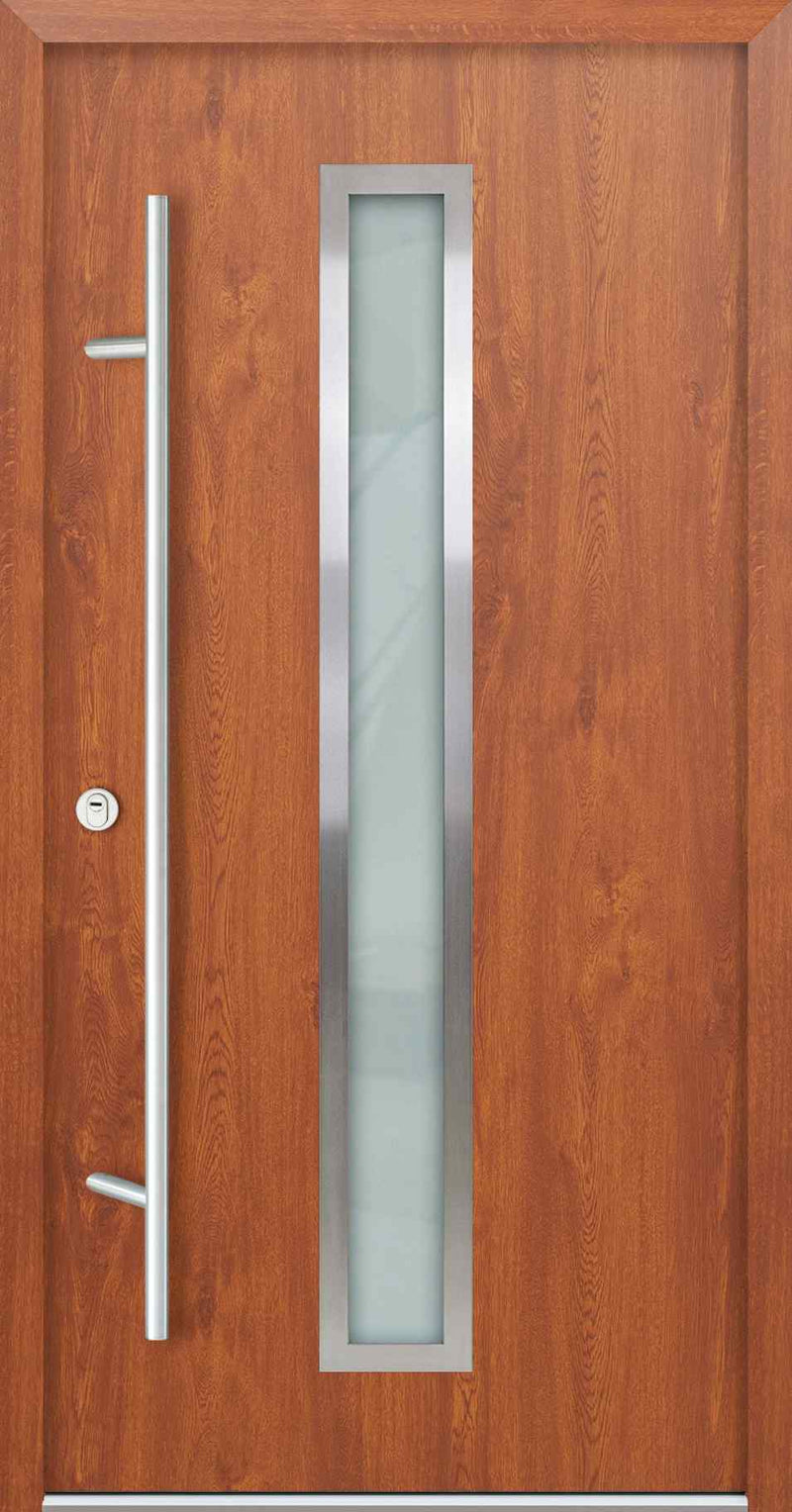 Turenwerke AC68 Design 01 Steel Door - Golden Oak