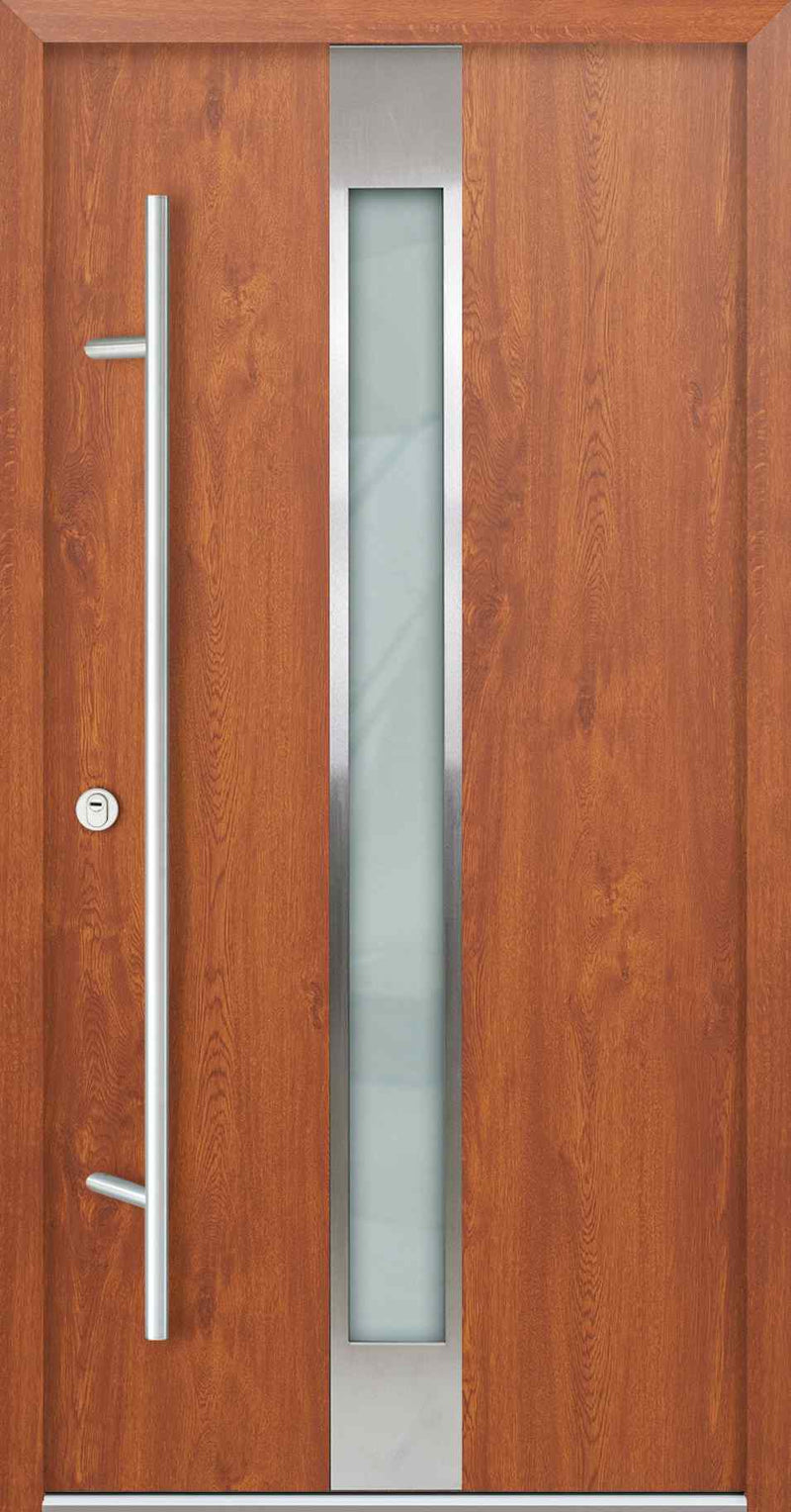Turenwerke AC68 Design 05 Steel Door - Golden Oak