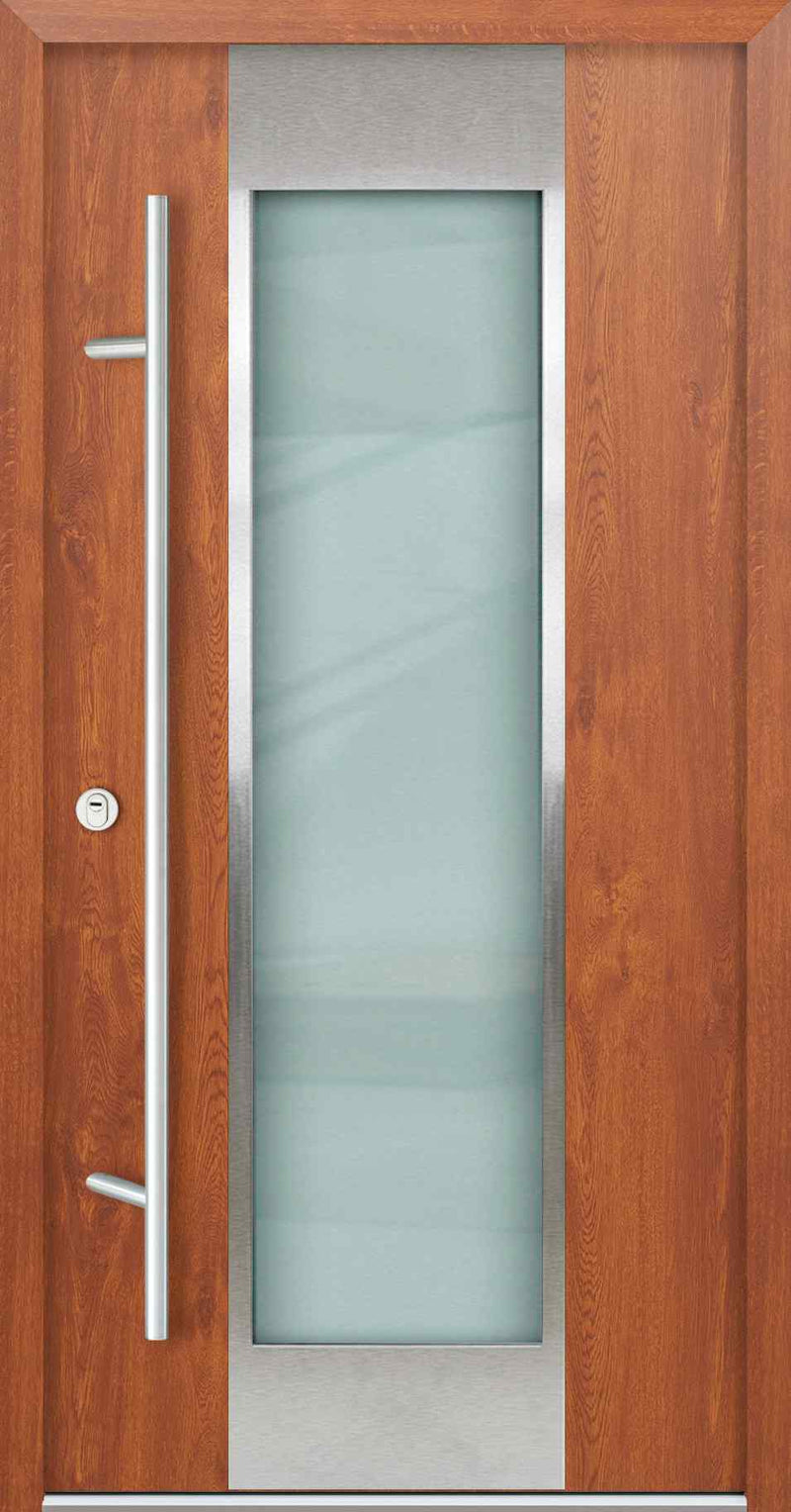 Turenwerke AC68 Design 08 Steel Door - Golden Oak