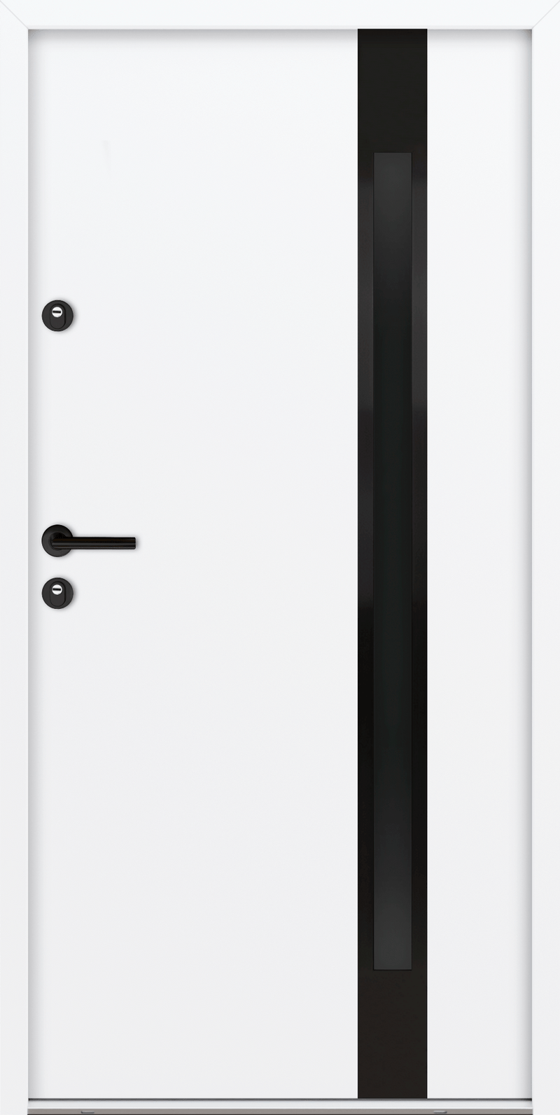 Turenwerke ATU 68 Design 524 Steel Door - White - Blackline