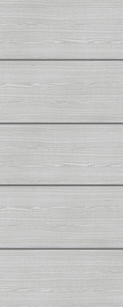 Flush Pre-finished Light Grey Ash Dark Grey Horizontal Inlay Door Kit