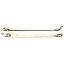Zoo Bulb End Casement Stay 12"-Polished Brass