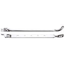 Zoo Bulb End Casement Stay 12"-Polished Chrome