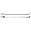 Zoo Bulb End Casement Stay 12"-Satin Chrome