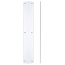 Zoo Large Finger Plate for FB118LCP and FB118RCP - 457 x 76mm -Polished Chrome