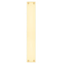 Zoo Finger Plate for FB112B - 425 x 60mm-Polished Brass