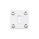 Zoo Square Standard Profile Escutcheon 50mm-Polished Chrome