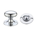 Zoo Oval Thumb Turn with Coin Release - 5mm spindle-Polished Chrome