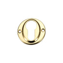 Zoo Euro Profile Escutcheon-Polished Brass