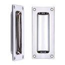Zoo Flush Pull - 102 x 45mm 13mm Depth-Polished Chrome