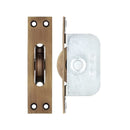 Zoo Brass Ball Bearing Pulleys - 2 1/4" Square Forend-Florentine Bronze