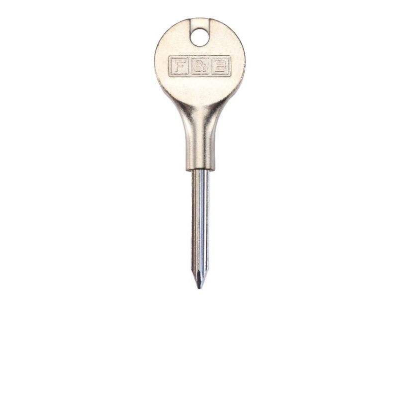 Zoo Fulton and Bray Star Shape 35mm Rack Bolt Key-Nickel Plate