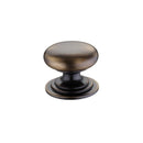 Zoo Victorian Cupboard Knob 32mm dia.-Florentine Bronze