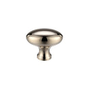 Zoo Oval Cupboard Knob 32mm dia-PVD Nickel