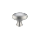 Zoo Oval Cupboard Knob 32mm dia-Satin Chrome