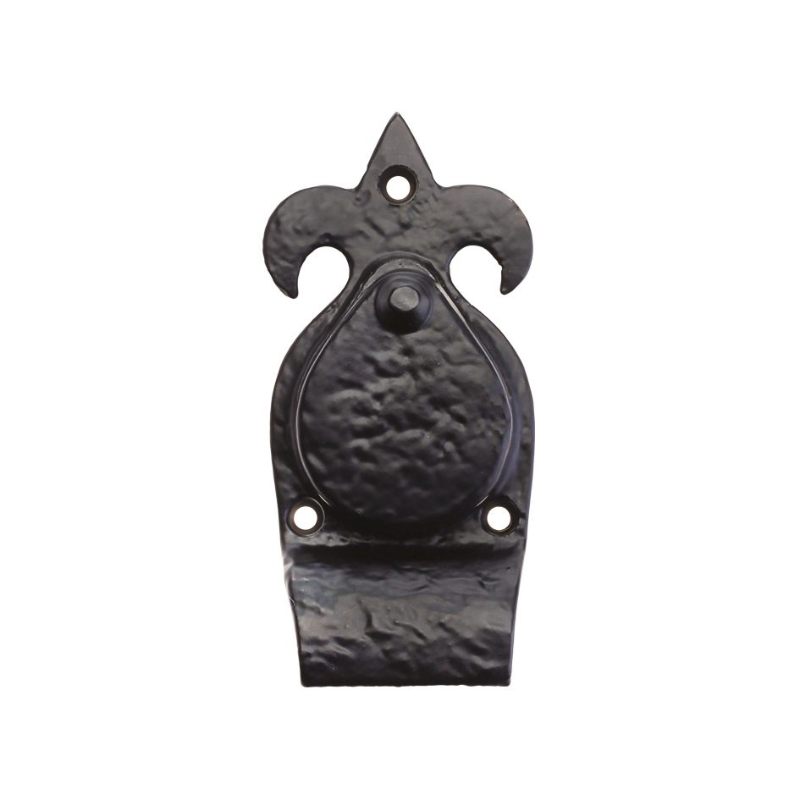 Zoo Fleur De Lys Cylinder Cover - 5"-Black Antique