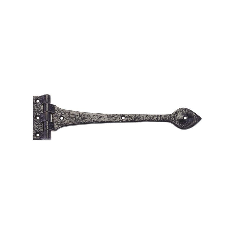 Zoo T Hinge - 12" - Pair-Black Antique