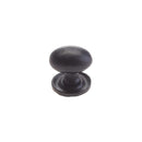 Zoo Oval Cupboard Knob - 33mm-Black Antique