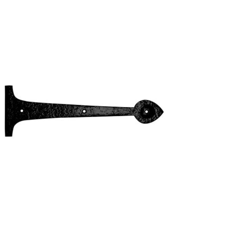 Zoo Hinge Front - 12" - Pairs-Black Antique