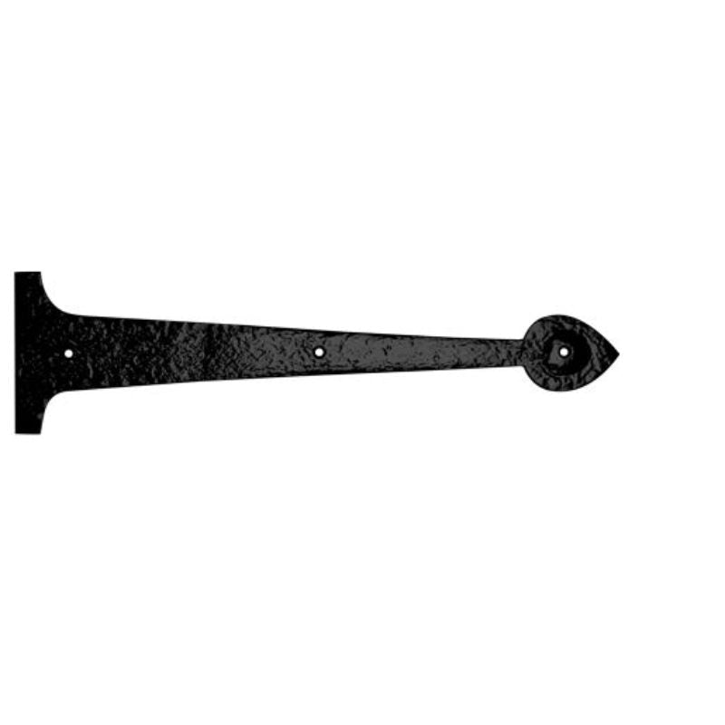 Zoo Hinge Front - 15" - Pairs-Black Antique