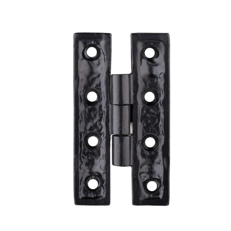 Zoo 'H' Hinge - 83mm x 45mm (Single)-Black Antique