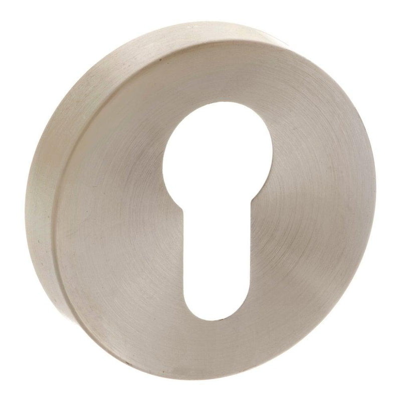 Atlantic Forme Round Euro Escutcheon (Satin Nickel) - Door Supplies Online