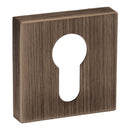 Atlantic Forme Square Euro Escutcheon (Urban Bronze)