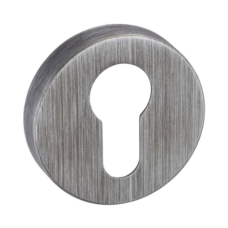 Atlantic Forme Round Euro Escutcheon (Urban Graphite) - Door Supplies Online