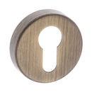 Atlantic Forme Round Euro Escutcheon (Yester Bronze)