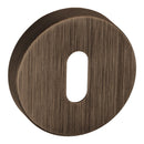 Atlantic Forme Round Key Escutcheon (Urban Bronze)