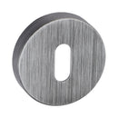 Atlantic Forme Round Key Escutcheon (Urban Graphite)