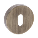 Atlantic Forme Round Key Escutcheon (Yester Bronze)